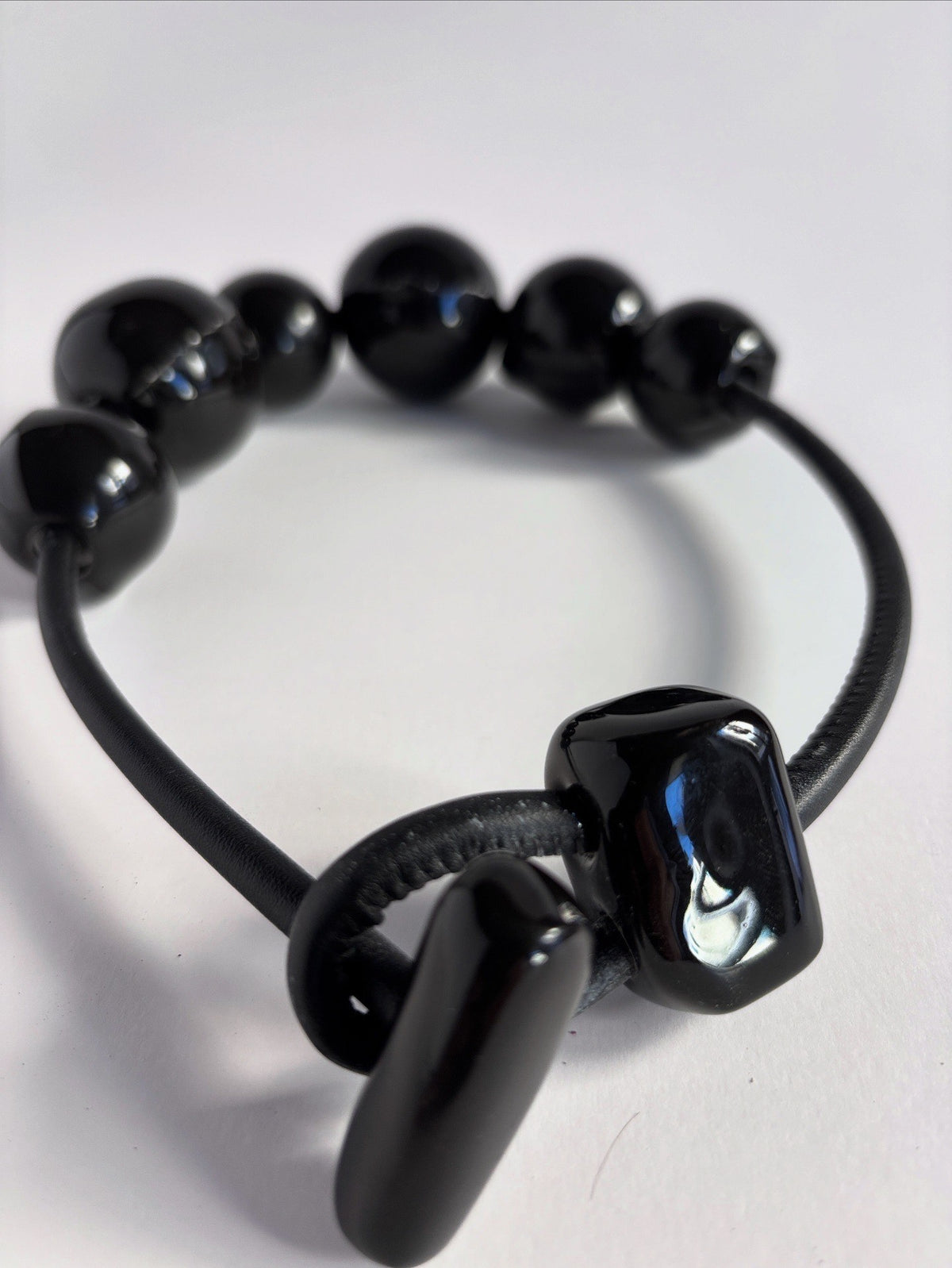 Pezzo unico n. #OG00325 Collana nera
