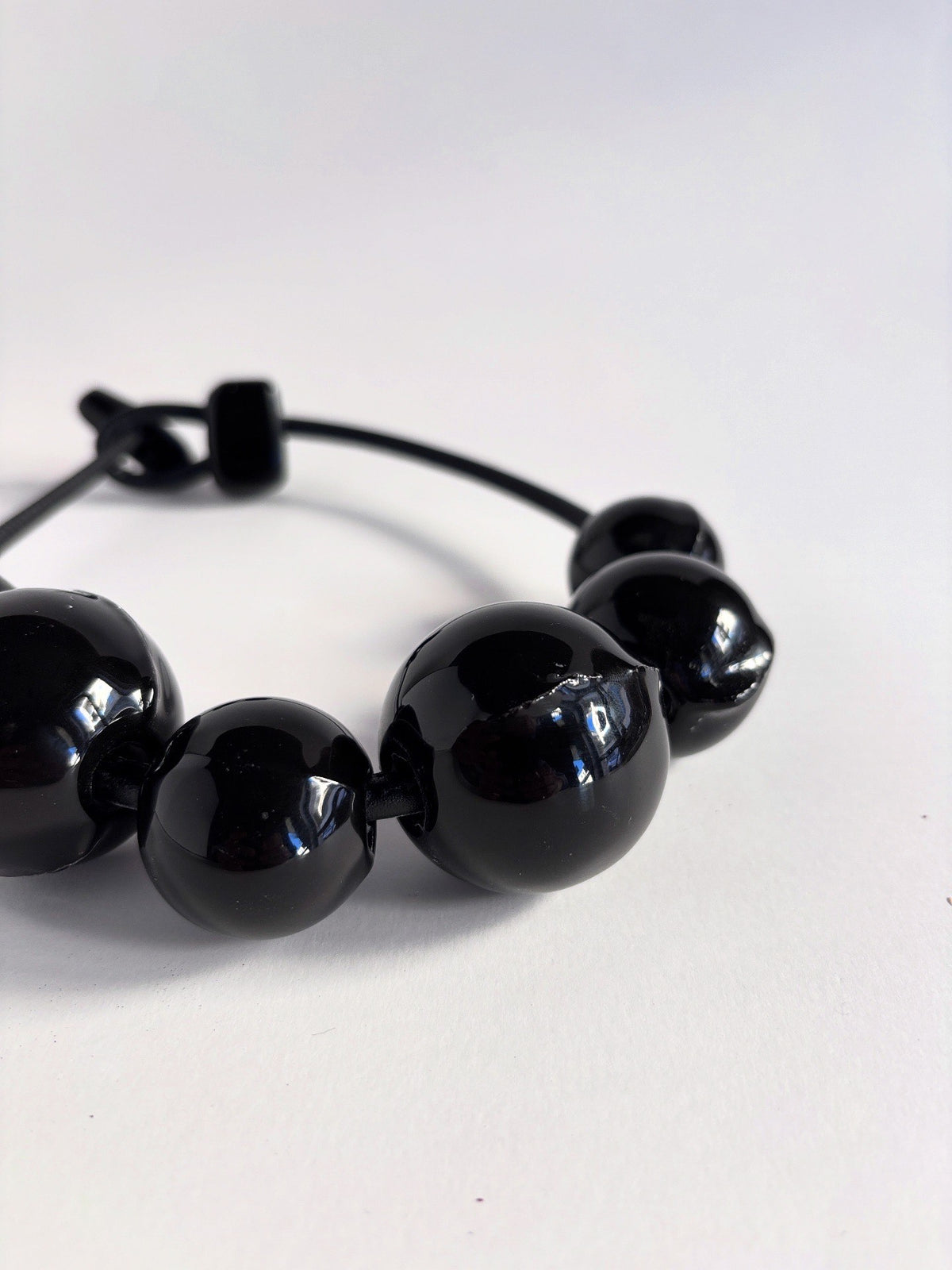 Pezzo unico n. #OG00325 Collana nera