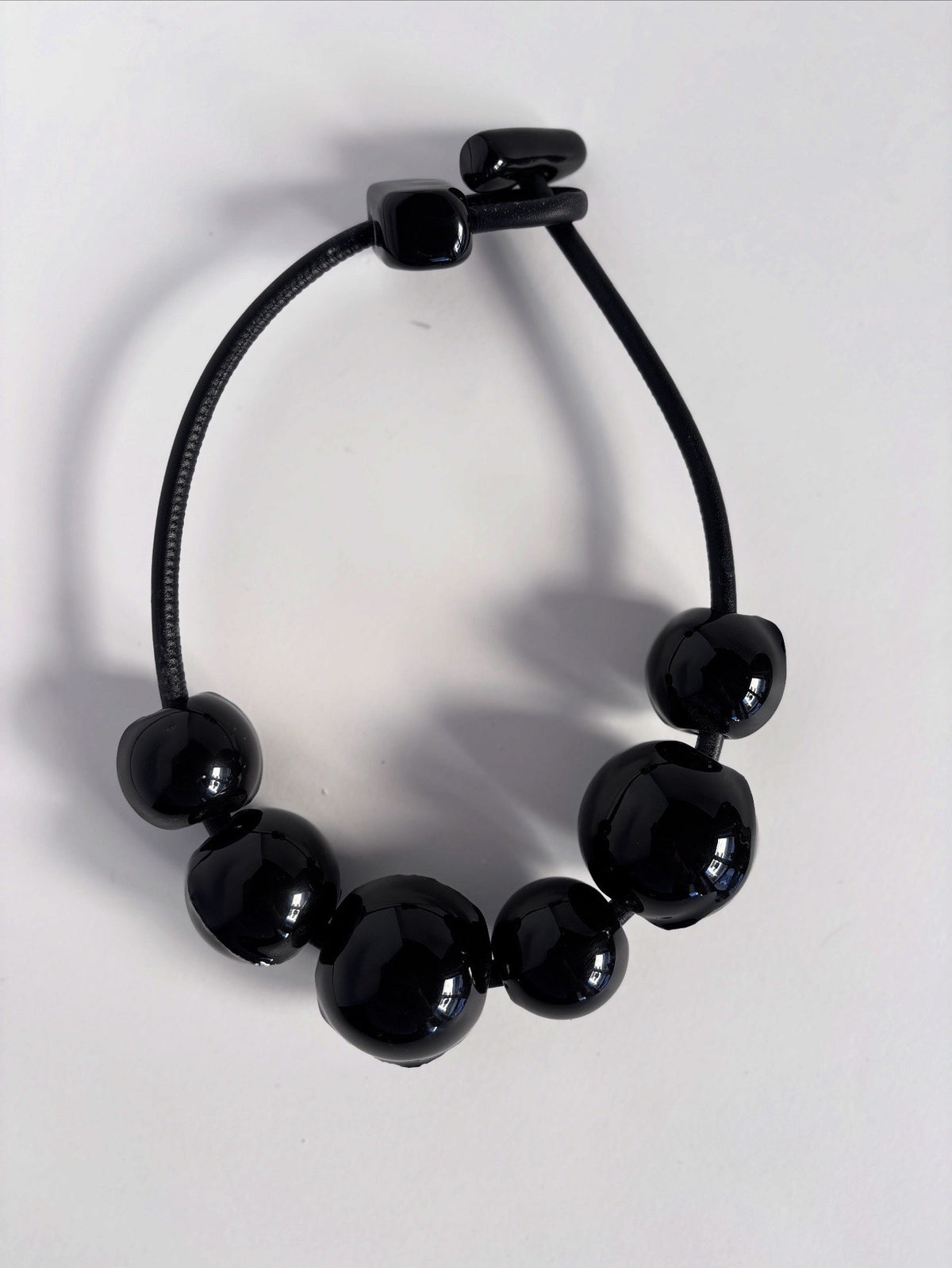 Pezzo unico n. #OG00325 Collana nera