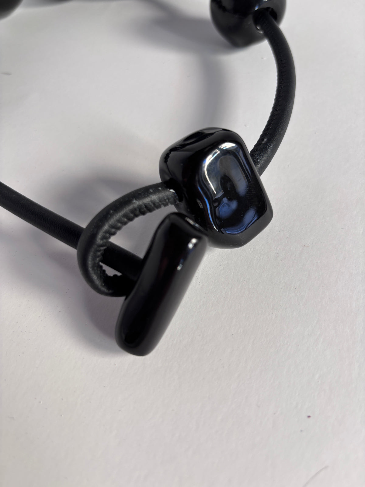 Pezzo unico n. #OG00325 Collana nera